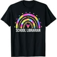 thumbnail image 1 of Tie Dye School Librarian For Women Teacher Rainbow Library T-Shirt, 1 of 4