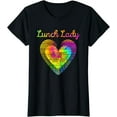 thumbnail image 1 of Tie Dye School Lunch Lady Back To School Teacher Ladys T-Shirt, 1 of 3
