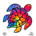 thumbnail image 1 of Tie Dye Sea Turtle - 5" Vinyl Sticker - For Car Laptop I-Pad - Waterproof Decal, 1 of 1