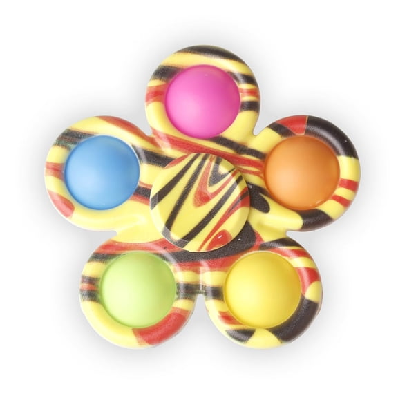 Fidget Spinner Sensory Pops Finger Toys Tie Dye Simple Push Bubble Hand Spinner For ADHD Autism Anxiety Stress Relief Gifs