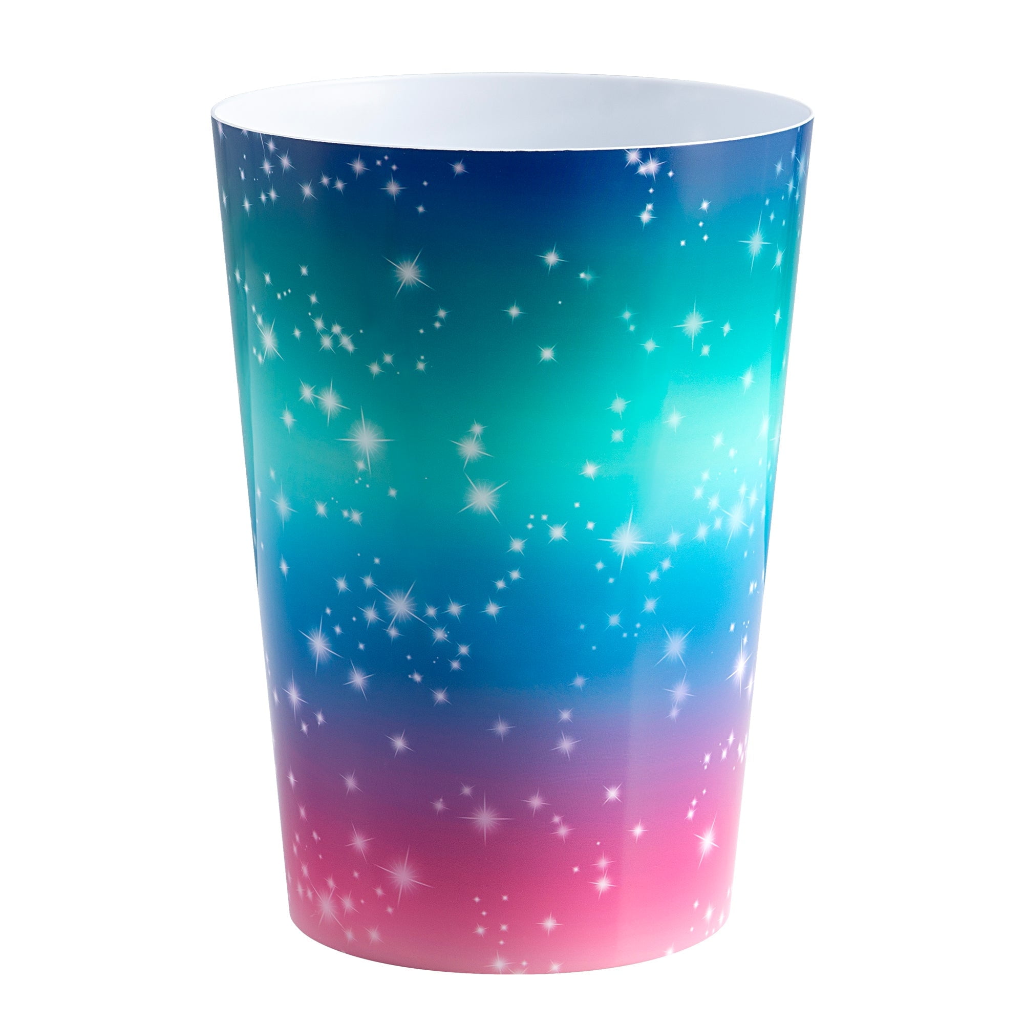 Tie-Dye Sky Multicolor Plastic Kids' Wastebasket