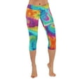 thumbnail image 1 of Tie Dye Sleeveless A-Line Pocket Dress (Size:L; Style:Tie Dye Women's Low Rise Capri Leggings (Invisible Stitch) (Model L08);), 1 of 5