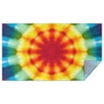 thumbnail image 1 of Tie Dye Soft Petal Ring Pattern Rectangle Tablecloth 60"x102",Waterproof Polyester Rectangle Table Cloth, Wipeable Spillproof Polyester Tablecloth for Dining, Camping, Indoor and Outdoor, 1 of 6