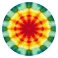 thumbnail image 1 of Tie Dye Soft Petal Ring Pattern Round Fitted Tablecloth with Elastic Edge,Dining Table Cover Waterproof,Outdoor Round Tablecloth for Camping,Dining,Indoor and Outdoor, 1 of 7