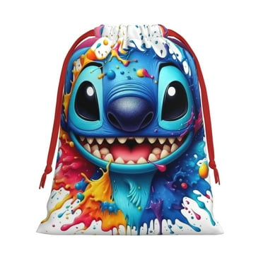 Tie Dye Stitch Drawstring Bag For Kids Adults Gifts Drawstring Backpacks Set Great For Travel Gym Drawstring Gift Bag For Candy Wedding Party Valentine Christmas