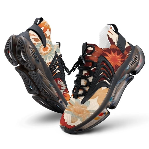 Tie Dye Stripes Walking Shoes for Men Woman Lightweight Tennis Fashion Elastic Sports Shoes Cushion Basketball Shoes
