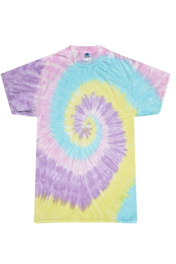 Tie Dye T-Shirts Rainbow kids Colortone