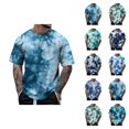 thumbnail image 1 of Tie Dye T Shirts for Men 2026 Summer Casual Short Sleeve Crewneck Breathable Tee Shirt, 1 of 4