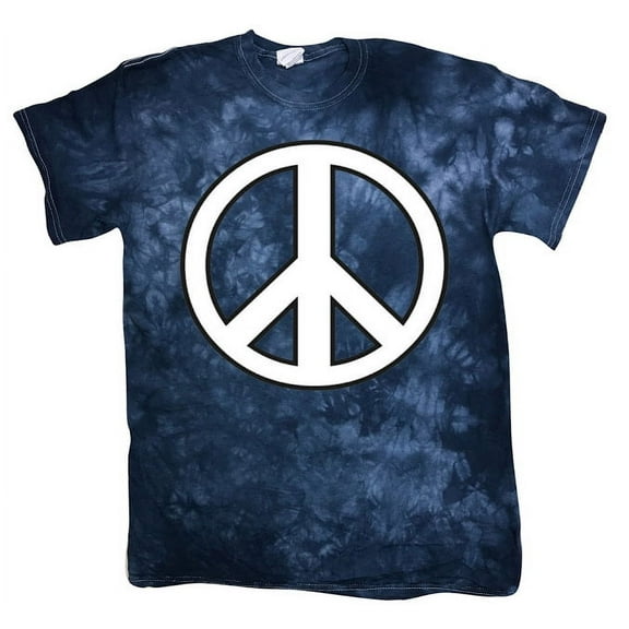 Tie Dye T-shirt Peace Sign Men's Graphic Tee