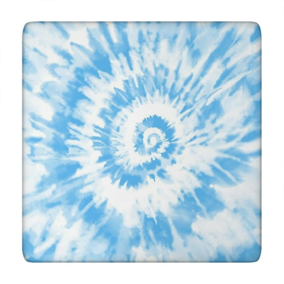 Tie Dye Tablecloth with Rainbow Watercolor Tie Dye Patterns, Abstract Vintage Boho Marble Design, Psychedelic Swirl, Retro Bohemian Multicolor Style