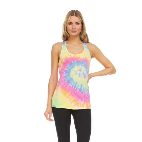 Tie Dye Tank Top Men Women - Fun Bright Colotful Tops