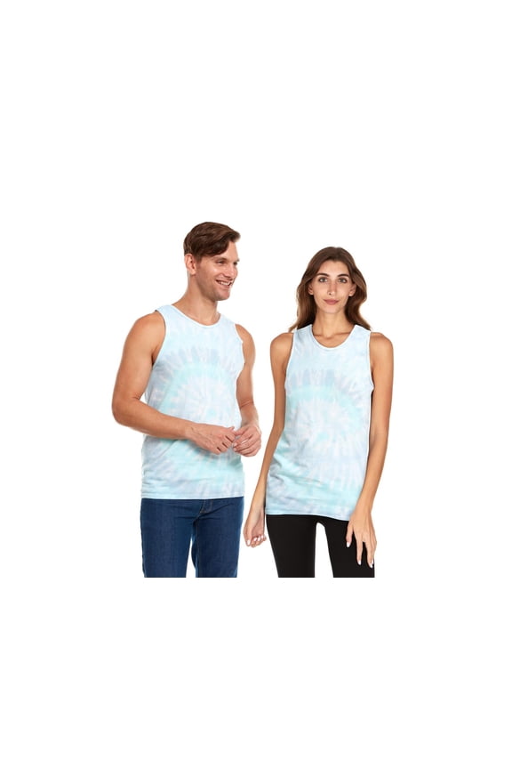 Tie Dye Tank Top Men Women - Fun Bright Colotful Tops