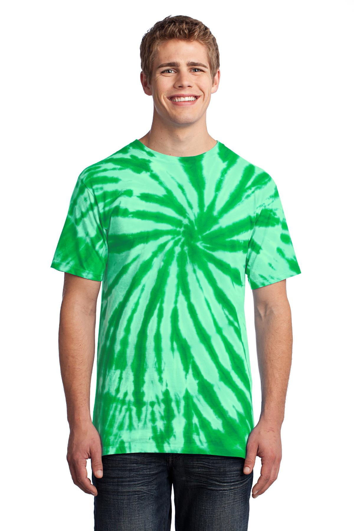 Walmart 4XL Big Adult Tie-Dye T-Shirt, Unique Rainbow Color, 100