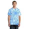 thumbnail image 1 of Tie-Dye Tee. Light Blue. S, 1 of 2