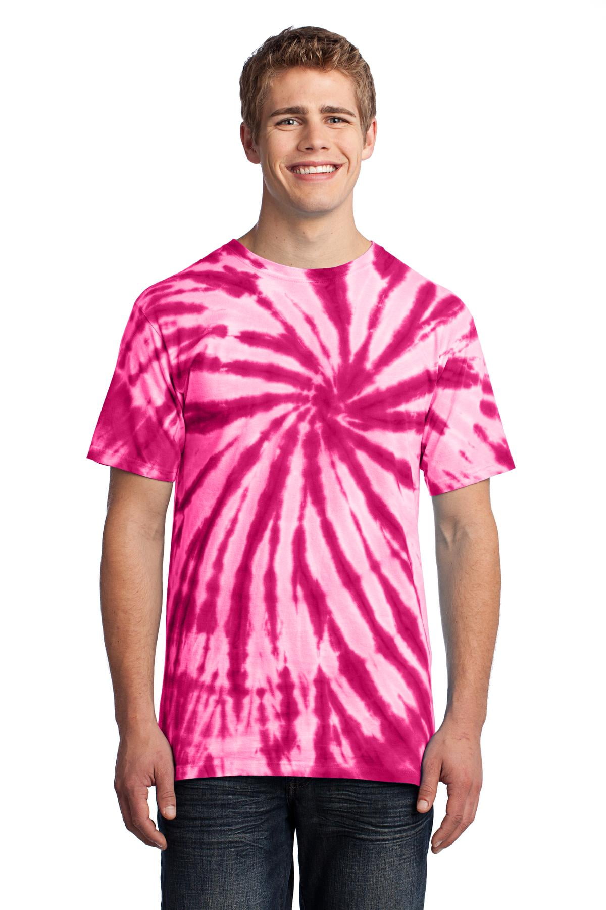 Walmart 4XL Big Adult Tie-Dye T-Shirt, Unique Rainbow Color, 100