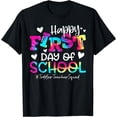 thumbnail image 1 of Tie Dye Toddler Teacher Squad Happy First Day of School T-Shirt Black X-Large, 1 of 4