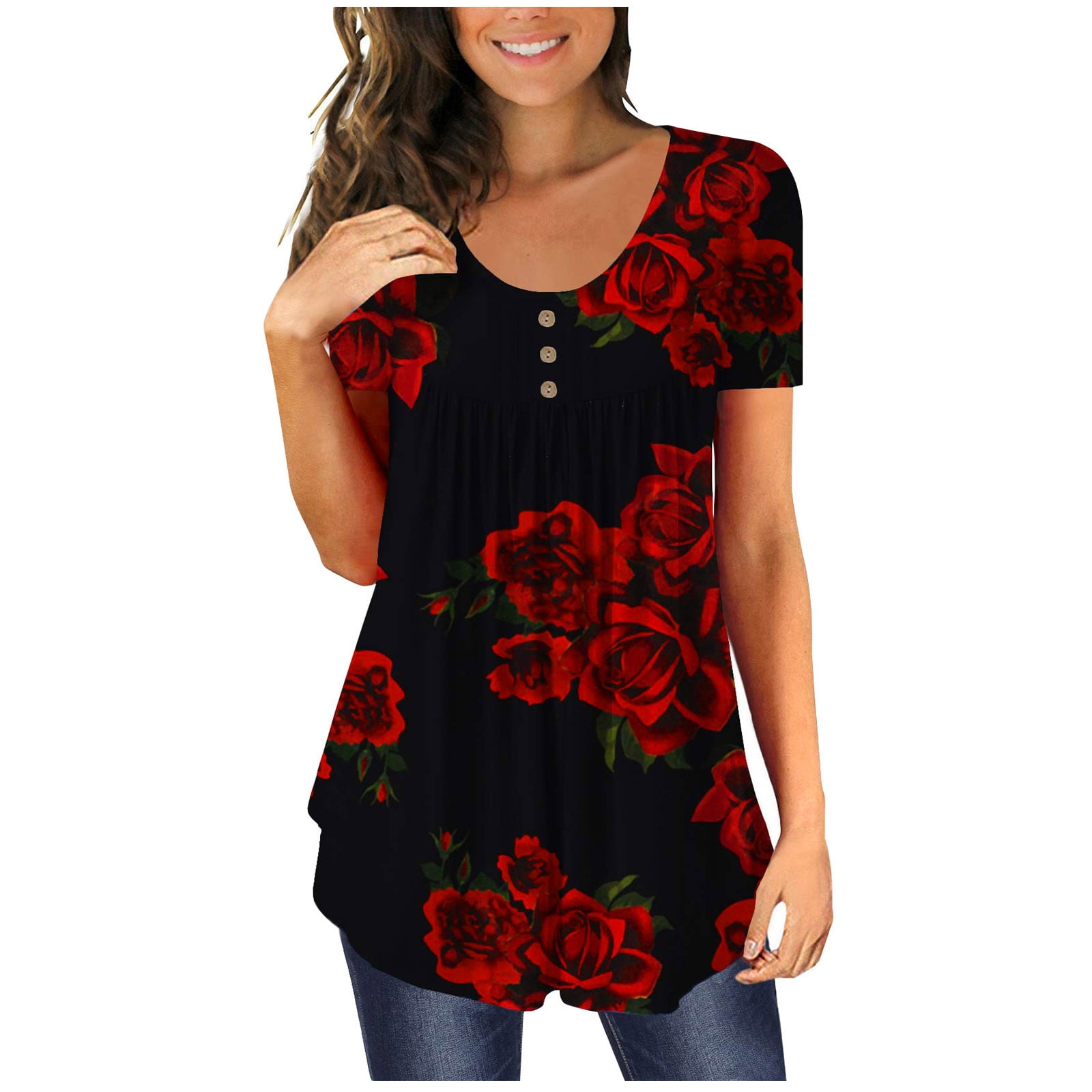 Secret Treasures Sleepshirt Womans Plus Size 2X/3X Bl