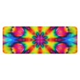 thumbnail image 1 of Tie Dye Vivid Petal Mandala Pattern Kitchen Rug Mat,Kitchen Runner Rugs Non Skid Washable,Decorative Kitchen Floor Mats for Kitchen,Sink,Laundry,17"x47.2", 1 of 7