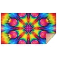 thumbnail image 1 of Tie Dye Vivid Petal Mandala Pattern Rectangle Tablecloth 60"x102",Waterproof Polyester Rectangle Table Cloth, Wipeable Spillproof Polyester Tablecloth for Dining, Camping, Indoor and Outdoor, 1 of 6
