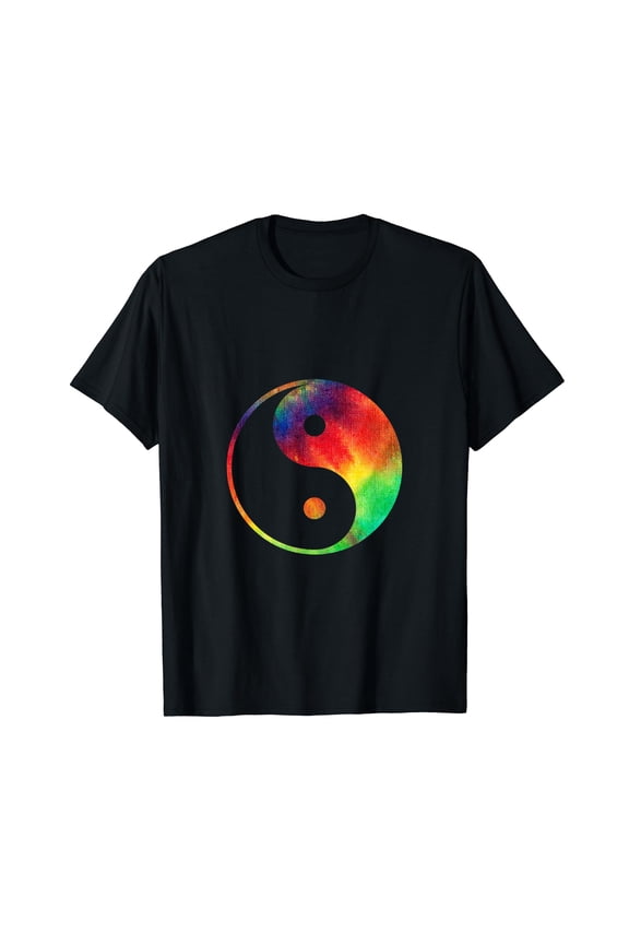 Tie Dye Yin Yang Tie Dyed Peace Symbol Inner Peace T Shirt T-Shirt