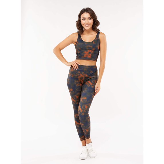 Women’s Tie Dye Moisture-Wicking Yoga Legging, Comfortable Activewear Stretch Pants