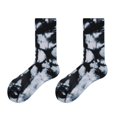 thumbnail image 1 of Tie-Dyed Socks Unisex Socks Skateboard , Black, 1 of 8