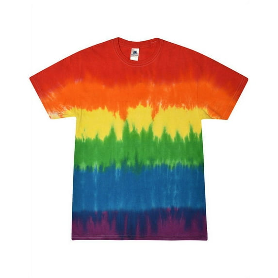 Tie-Dyes Men's Reactive-Dyed Flat Collar T-Shirt