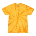 thumbnail image 1 of Tie Dyes Men's Tie Dyed Performance Short Sleeve T-shirt H1000 Spider-Gold-XL, 1 of 4