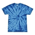 thumbnail image 1 of Tie Dyes Men's Tie Dyed Performance Short Sleeve T-shirt. H1000 Spider-Royal-Large, 1 of 4