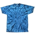 thumbnail image 1 of Tie Dyes Men's Tie Dyed Performance Short Sleeve T-shirt H1000 Spider-navy-xxl, 1 of 4
