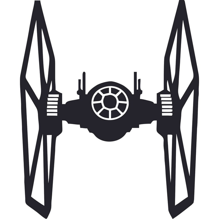 Tie Fighter Star Wars Cartoon Character Wall Art Vinyl Sticker