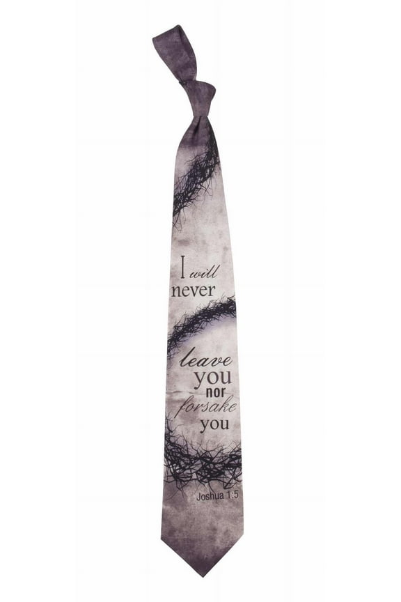 I Will Not Forsake You (Joshua 1:5), Silk Tie