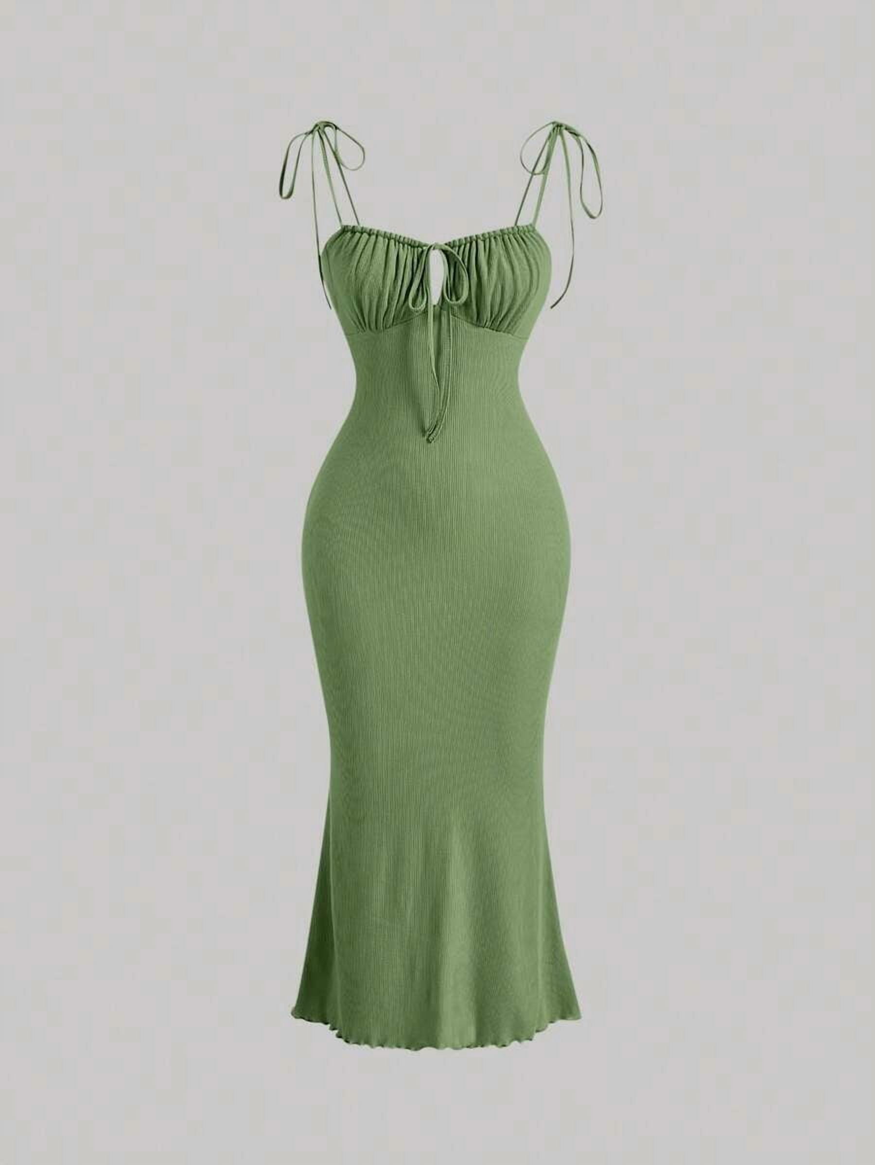 pastel cami dress Pastel Garden Lace A-Line Cami Maxi Dress in Green for Garden Brunches & Vacation Strolls Green XS