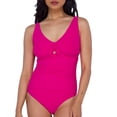 thumbnail image 1 of Tie Front Underwire One-Piece Swimsuit, 1 of 5
