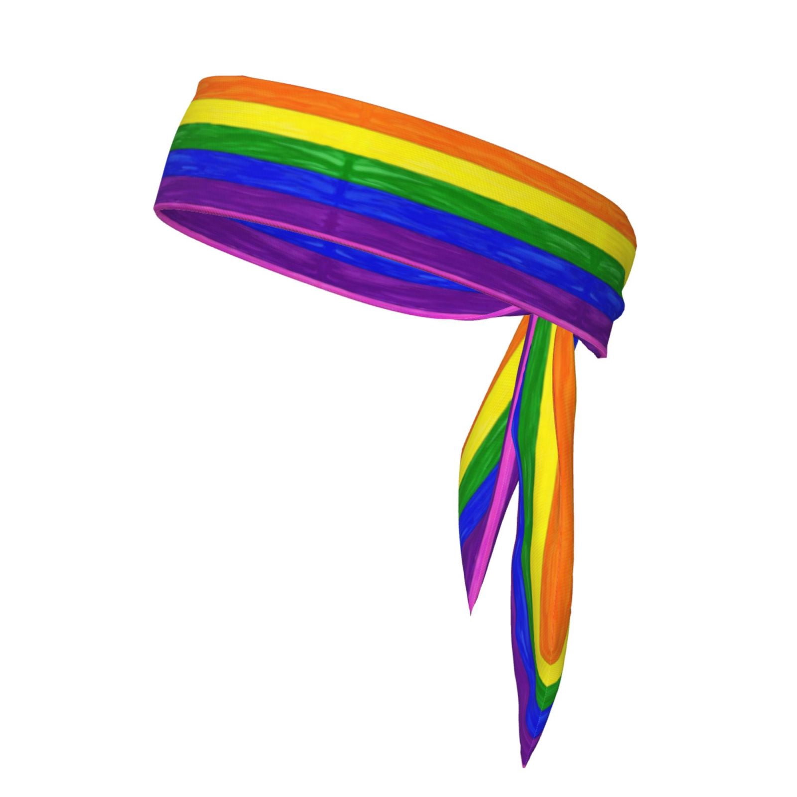 Rainbow Pride Headband LGBTQ Heart Flag Rhinestone Women\'s Hair Accessory Pride Headband main image 2