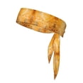 thumbnail image 1 of Tie Headbands Yellow Tie Dye Water Color Sports Bandana Hair Band Elastic Karate Adjustable Non Slip Hairband For Men Women, 1 of 7