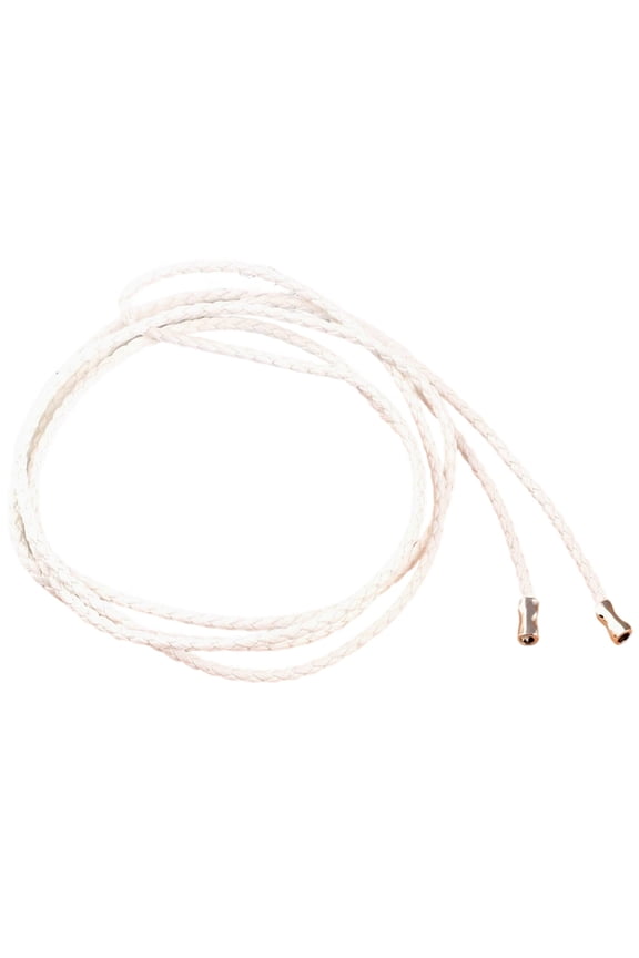 Tie Knot Cord Waistband PU Leather Long String Waist Belt Boho Wrap Skinny Waistband Women Decorative Knitted Rope Belt Thin Woven for Women Jeans Pants Dress Skirt (White) DIY