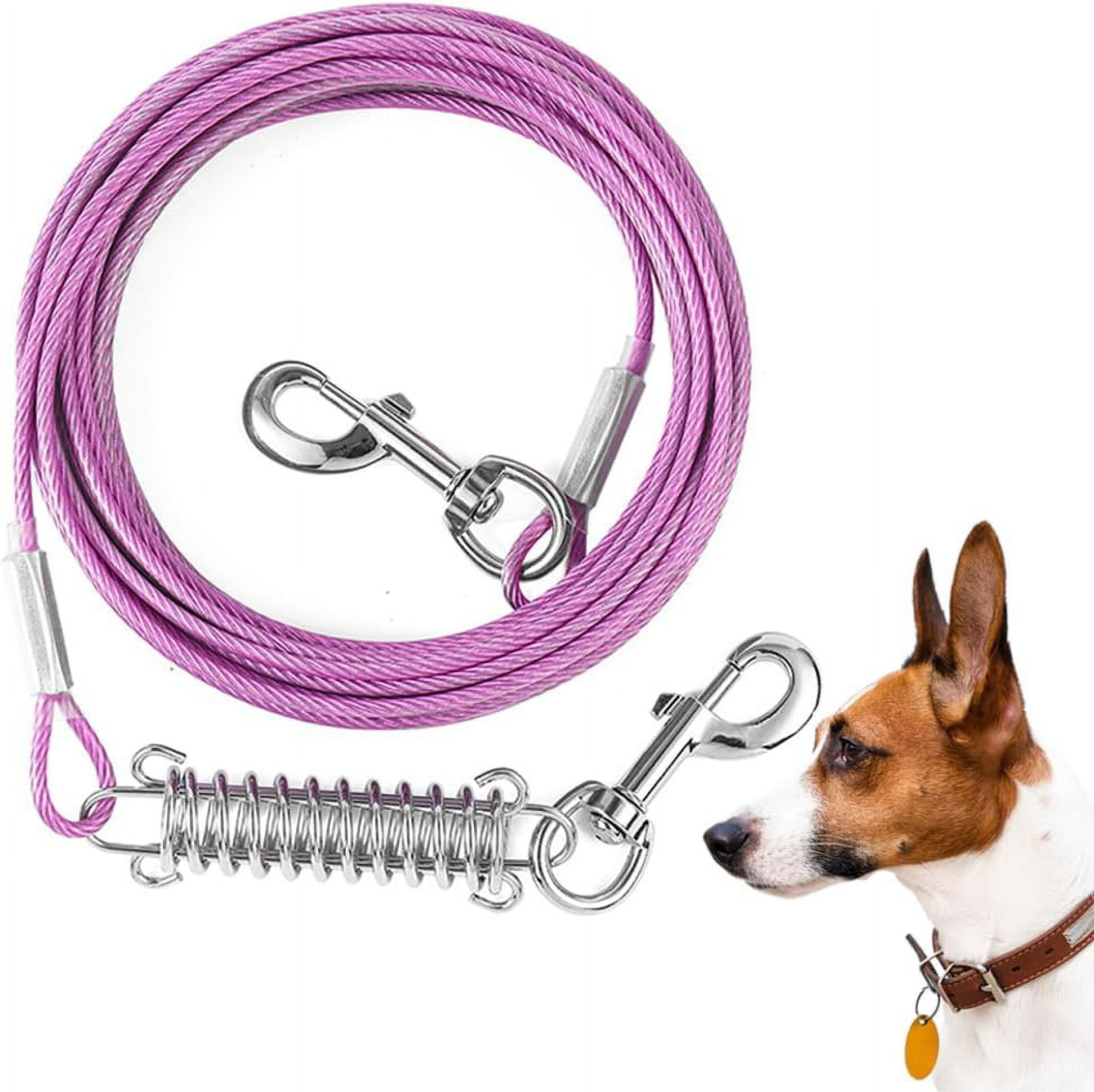Cable Heavy Duty Dog Tie Out Cable Chew Proof Runner For