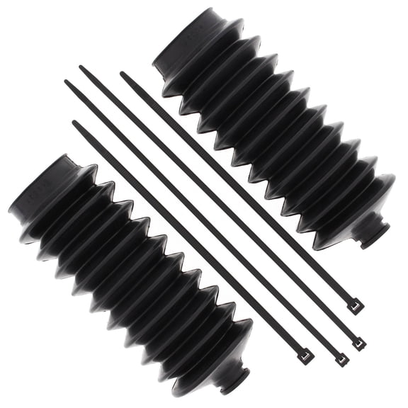 Tie Rod Boot Kit 2-Pack Compatible with Yamaha YXZ 1000R EPS SS SE Rhino 660 700 Viking VI Wolverine X2 X4 RMAX UTV Steering Rack Rubber Boots With Zip Ties Clamps Replaces 51-3001