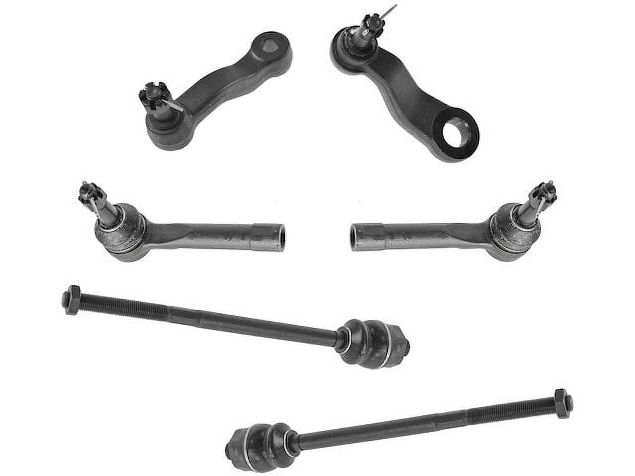 Tie Rod End Idler Arm Pitman Arm Kit 6 Piece Compatible with 2002