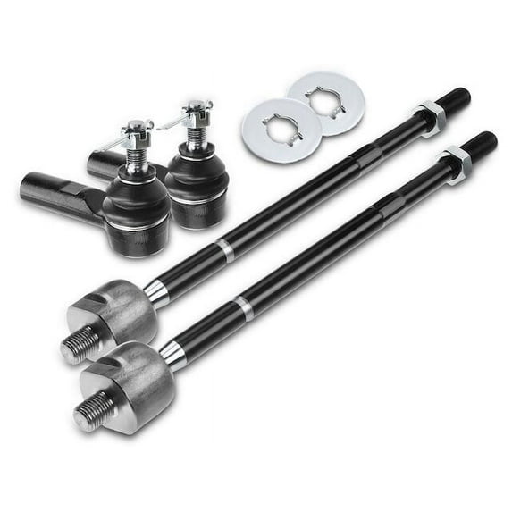 Tie Rod End Kit 4 - Compatible with 1992 - 2001 Toyota Camry 1993 1994 1995 1996 1997 1998 1999 2000