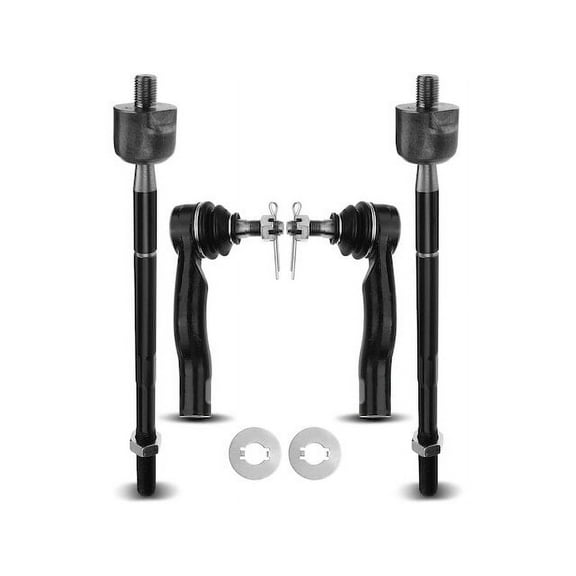 Tie Rod End Kit 4 - Compatible with 2001 - 2003 Toyota RAV4 Base 2.0L 4-Cylinder GAS 2002