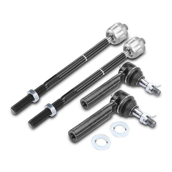 Tie Rod End Kit 4 - Compatible with 2014 - 2018 GMC Sierra 1500 2015 2016 2017