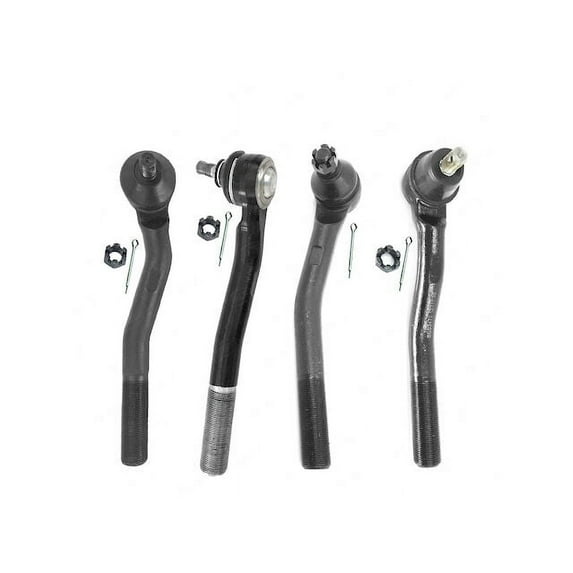 Tie Rod End Kit (4 Piece) - Compatible with 1999 - 2003 Jeep Grand Cherokee 2000 2001 2002