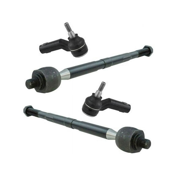 Tie Rod End Kit 4 Piece - Compatible with 2013 - 2018 Ford C-Max 2014 2015 2016 2017