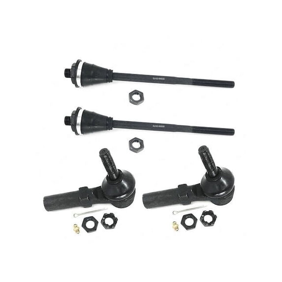 Tie Rod End Kit - Compatible with 2001 - 2006 GMC Sierra 3500 2002 2003 2004 2005