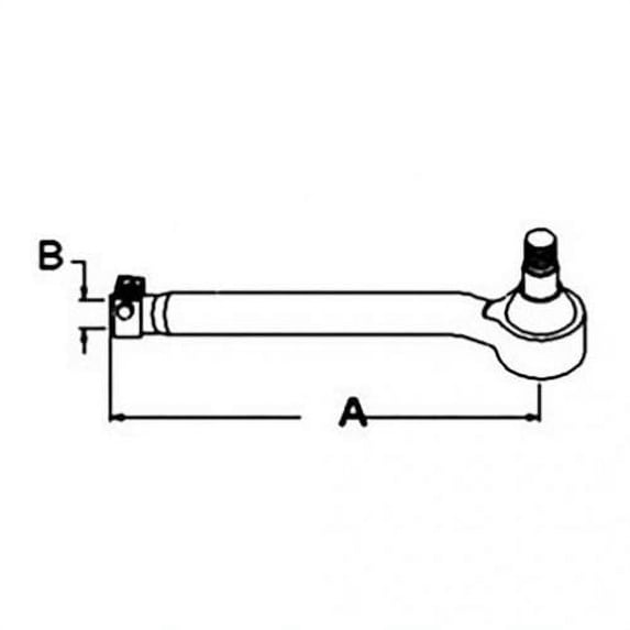 Tie Rod End - Left Hand fits John Deere 2140 2950 3040 2750 3140 AL39315
