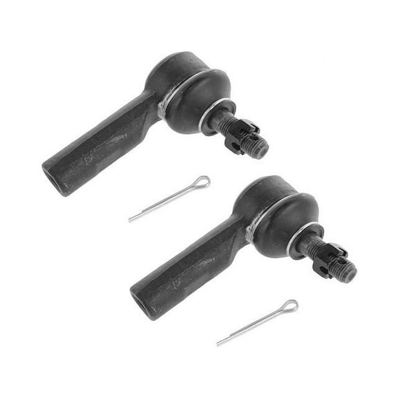 Tie Rod End Set 2 Piece - Compatible with 1989 - 1997 Geo Prizm 1990 1991 1992 1993 1994 1995 1996