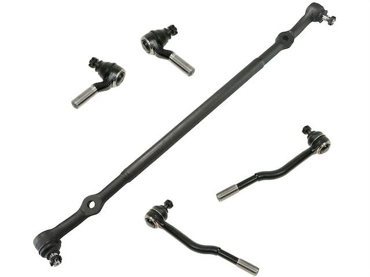 Tie Rod End and Center Link Kit 5 Piece - Compatible with 1998 - 2004 Nissan Frontier RWD 2.4L 4-Cylinder 1999 2000 2001 2002 2003