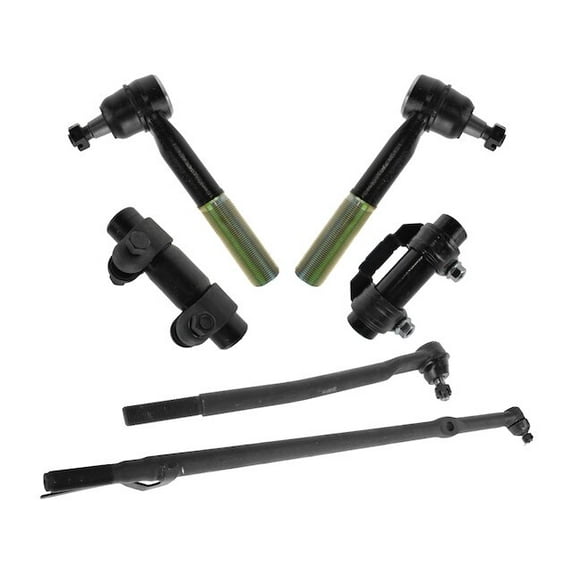 Tie Rod End and Drag Link Kit 6 Piece - Compatible with 1999 - 2004 Ford F-250 Super Duty RWD 2000 2001 2002 2003